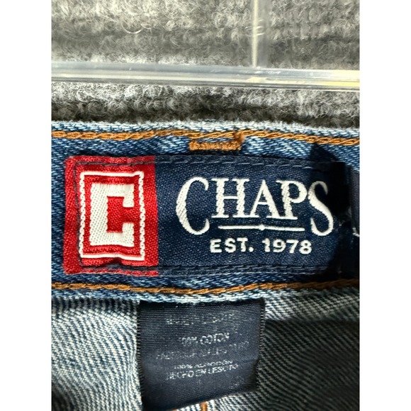 Chaps Jeans Men's W34 L30 Blue‎ Denim ,Jeans Classic Fit Casual Everyday - Picture 5 of 11